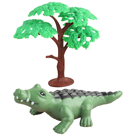 Игровой набор Mioshi Active "Маленькие звери: Крокодил" (12,3х4,5 см, дерево)