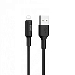Кабель USB <--> Lightning  1.0м FAISON HX25 CAST чёрный