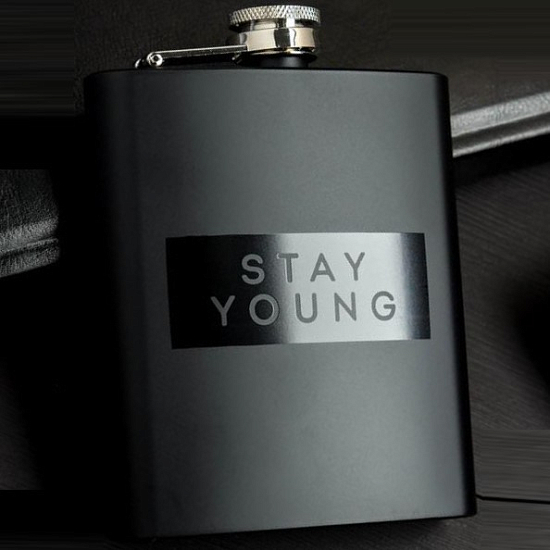 Фляжка "Stay young", 210 мл   5060026