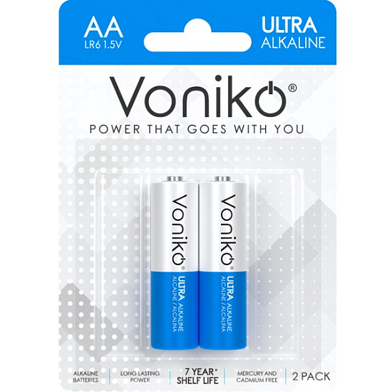 Элемент питания VONIKO LR06 BL-2 (3/40/320)