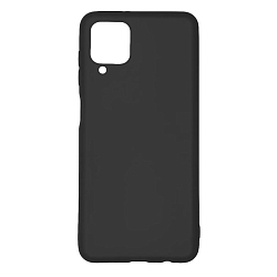 Задняя накладка PERO Soft Touch для Samsung Galaxy A12 черный