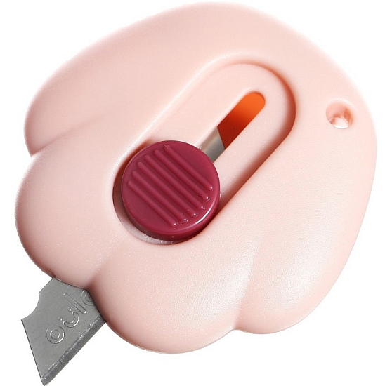 Нож канцелярский пластиковый "Лапка", 9 мм, МИКС