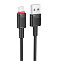 Кабель USB <--> Lightning  1.0м BOROFONE BX110 Black