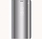 Чехол футляр-книга FAISON для SAMSUNG Galaxy S8, MIRROR, серебряный