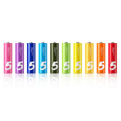 Элемент питания XIAOMI Mi Rainbow LR06 радужные Box-10