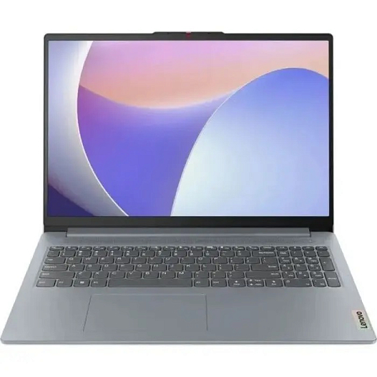Ноутбук 15.6" Lenovo IdeaPad 3 Slim 15IAH8 (Intel Core i5-12450H/ RAM 16 GB/ SSD 256 GB/ DOS) (83ER00A8RK), серый