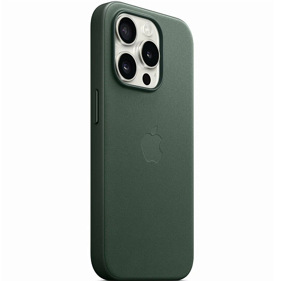 Чехол APPLE FineWoven Case для iPhone 15 Pro с MagSafe Evergreen (MT4U3ZM/A)