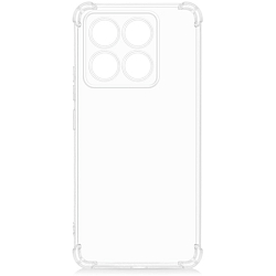 Силиконовый чехол DF для Xiaomi 14T Pro DF xiAngle-16, прозрачный с защищенными углами