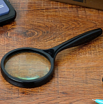 Лупа классическая, эргономичная ручка 4х, d=6,5см, 3098121