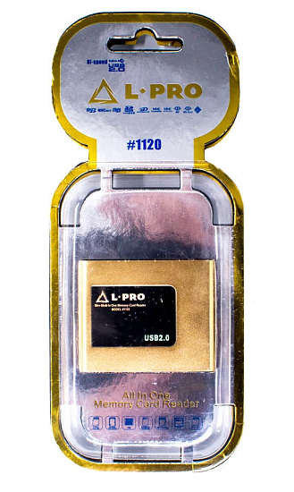 Картридер L-PRO 1120 золото