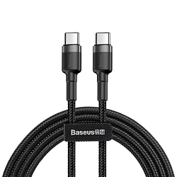 Кабель Type-C – Type-C BASEUS Cafule series 1.0м, черный