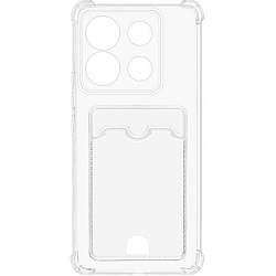 Силиконовый чехол DF для Xiaomi Redmi Note 13 Pro (5G)/Poco X6 (5G) DF xiCardCase-14 с отделением для карты и защищенными углами