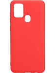 Задняя накладка ZIBELINO Soft Matte для Samsung A21s (A217) (красный)