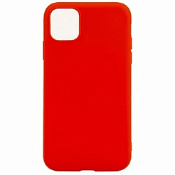 Силиконовый чехол SILICONE CASE для iPhone 11 (закрытый низ+камера) с лого