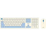Клавиатура + мышь БП ACER OCC205 белый/голубой