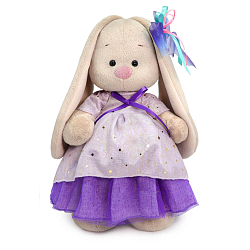 Мягкая игрушка Зайка Ми в платье с блестками, 32 см (StM-436)