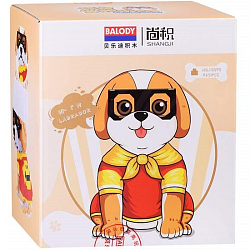 Конструктор 18393 Пес в очках в коробке 625-823