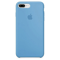 Задняя накладка Silicone CASE для iPhone XS Max голубая (не оригинал)