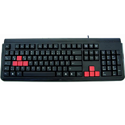 Клавиатура A4TECH X7-G300 черный USB Gamer