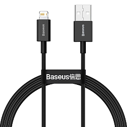 Кабель USB <--> Lightning BASEUS Superior Series черный