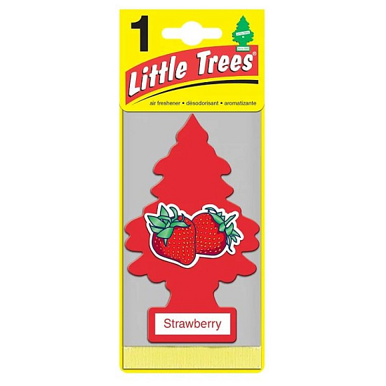 Ароматизатор CAR freshener Клубника (Strawberry) ЁЛКА подвесной