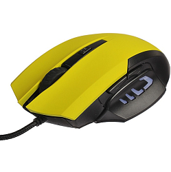 Мышь JET.A Comfort OM-U54 желтая, USB