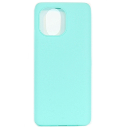 Силиконовый чехол XIVI для Xiaomi MI 11, TPU Color, матовый, бирюзовый