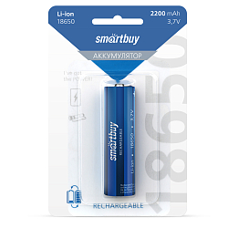 Аккумулятор SMARTBUY LI18650 2200mAh BL-1 (10/100)