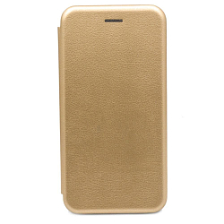 Чехол футляр-книга STYLISH для Xiaomi Redmi 9C (Золото)