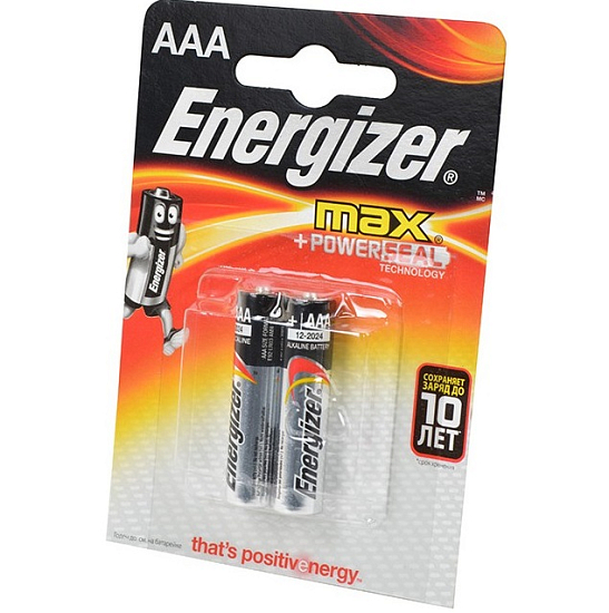 Элемент питания ENERGIZER LR03 MAX BL-2