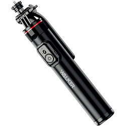 Штатив-трипод WALKER WTR-53, 132 см, 2 крепления, магнитное кольцо, Bluetooth-пульт