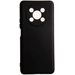 Задняя накладка SILICONE COVER для Honor X9 5G №01 Черный