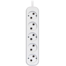 Сетевой удлинитель SMARTBUY SBE-10-5-07-N, 7 м, 5 розеток