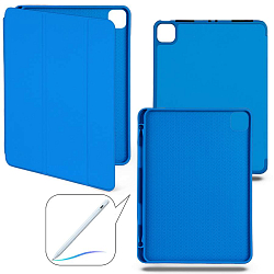 Чехол футляр-книга SMART CASE Pencil для iPad Air 13 (2024) голубой