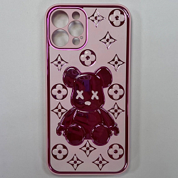 Задняя накладка BEARBRICK Kaws Power Bear LV для iPhone 12 Pro