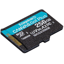 Micro SD 256GB Kingston Class 10 Canvas Go Plus UHS-I U3 V30 A2 (170/70 Mb/s) без адаптера
