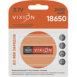 Аккумулятор VIXION 18650 2600mAh BL-1