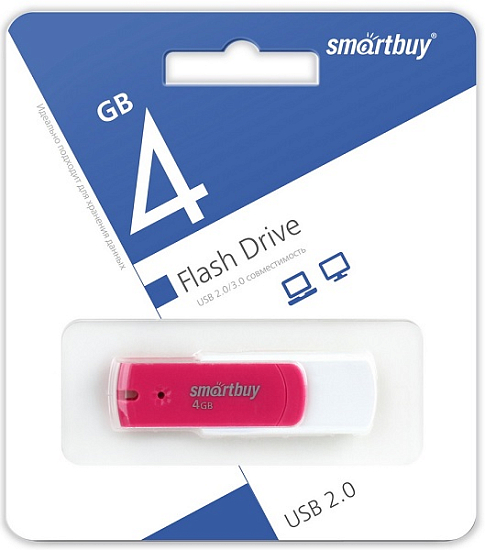 USB  4Gb SMARTBUY Diamond розовый