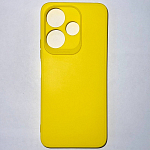 Задняя накладка Мобилис для Xiaomi Redmi 13, желтый , матовая с защитой камеры