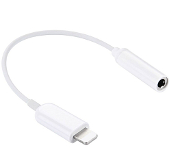 Переходник Jack 3.5 <--> iPhone 5 белый (в техпаке)
