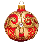 Шар "Графика 23035/1", серия "ВС", 80мм, в подарочной упаковке КУ-80-231035/1