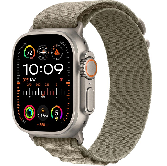 Часы Apple Watch Ultra 2 GPS + Cellular 49mm Titanium Case Olive