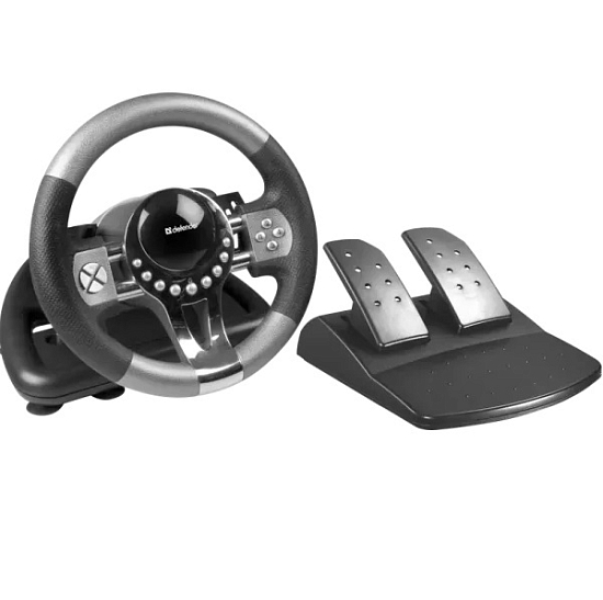 Руль DEFENDER FORSAGE GTR 12 кн, рычаг кор пер, USB