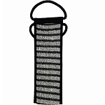 Мочалка БАННЫЕ ШТУЧКИ "Мужская" лента, 10х60 см (10х74 см с ручками) 41264