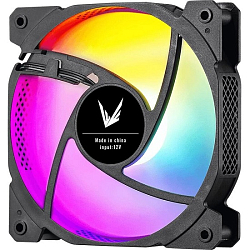 Вентилятор для корпуса Aerocool/Formula Cosmic 14BK ARPW ARGB черный, 140 мм, 1300 об/мин, 25.6 дБ, 4 pin