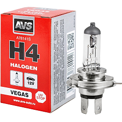 Лампа галогенная AVS Vegas H4.12V.60/55W.1шт.