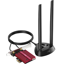 Адаптер Wi-Fi + Bluetooth Cudy WE4000 АХ5400 PCI Express (ант.внеш.съем) 1ант.