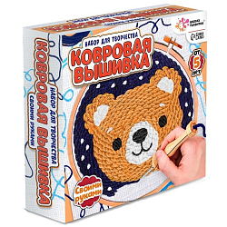 Набор для творчества «Ковровая вышивка, Мишка»