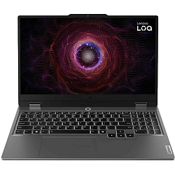 Ноутбук игровой 15.6" Lenovo LOQ 15ARP9 (AMD Ryzen 7-7435HS/ 16 ГБ/ SSD 512 ГБ/ RTX 4050/ DOS) (83JC005JRK), серый