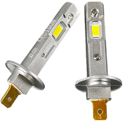 Лампа светодиодная LEDISON Compact №3, H1, 5000K,  12-24V, к-т 2шт